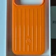 Чохол панель The RIMOWA Aluminium Case для Apple iPhone 17 Pro Max Orange - зображення 3
