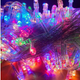 Электрическая гирлянда 10м 200LED RGB 220В для украшения елки комнатная светодиодная - изображение 4