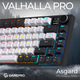 Клавиатура беспроводная GamePro Asgard Valhalla Pro Rainy Switch Bluetooth/2.4G/USB White with display (MK160W-D-Pro) - изображение 5
