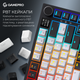 Клавиатура беспроводная GamePro Asgard Valhalla Pro Rainy Switch Bluetooth/2.4G/USB White with display (MK160W-D-Pro) - изображение 9