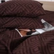 Комплект постельного белья MirSon Бязь 17-0624 Geometry Brown 143 x 210 см (2200008204426) - изображение 2