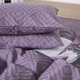 Комплект постільної білизни MirSon Бязь 17-0626 Geometry Purple 175 x 210 см (2200008205478) - зображення 4