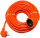 Подовжувач мережевий Blow PR-160 1-розетковий з заземленням 20 м Помаранчевий (5900804141709) - зображення 1