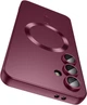 Чохол силіконовий з магнітом протиударний Case with MagSafe для Samsung Galaxy S24 FE (Samsung S24FE) wine red - изображение 1