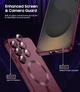 Чохол силіконовий з магнітом протиударний Case with MagSafe для Samsung Galaxy S24 FE (Samsung S24FE) wine red - изображение 6