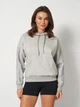 Худи женское Adidas Holiday 3-Stripes Fleece JM1869 XL Серое с белым (4068807380943) - изображение 1