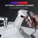 Душевая система на умывальник Modified Faucet With external Shower 118x45x55 мм с регулировкой длины, нержавеющая сталь - изображение 2