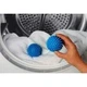 Шарики для стирки белья 2 шт Dryer Balls шипастые, диаметром 7см, голубые - изображение 4