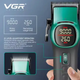 Комплект машинка для стрижки и триммер VGR 2 в 1 V-885 S2 GREEN - изображение 3