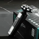 Мужская электробритва роторная на аккумулторе с зарядкой от USB VGR-385 - изображение 5