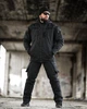 Зимовий тактичний костюм Northern Black ріп-стоп утеплений Primaloft OmniHeat для полювання та служби L - зображення 2