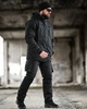 Зимовий тактичний костюм Northern Black ріп-стоп утеплений Primaloft OmniHeat для полювання та служби L - зображення 3