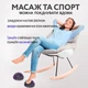 Полусфера с шипами массажный ортопедический балансир фитнеса и спорта 16 см серый набор 2 шт - изображение 6