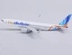 Модель літака Boeing 737 FlyDubai Airlines 1:400 металева лита колекційна модель пасажирського авіалайнера 16 см - зображення 6