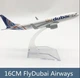 Модель літака Boeing 737 FlyDubai Airlines 1:400 металева лита колекційна модель пасажирського авіалайнера 16 см - зображення 7
