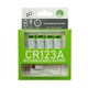 Акумуляторні Батарейки CR123A 16340 700mAh з USB Type-C (Блістер 4 шт + кабель) (15295-4bl) - зображення 1