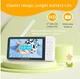 Беспроводная видеоняня Baby Monitor T6X на аккумуляторе, с Wi-Fi, подключением к телефону, двусторонней связью, видеонаблюдением, ночным видением и 5-дюймовым HD экраном Цифровая радионяня - изображение 6