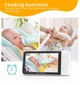 Беспроводная видеоняня Baby Monitor T6X на аккумуляторе, с Wi-Fi, подключением к телефону, двусторонней связью, видеонаблюдением, ночным видением и 5-дюймовым HD экраном Цифровая радионяня - изображение 7