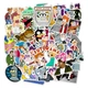 Набор наклеек стикеров Футурама Futurama 50 штук наклейки из мультсериала - изображение 1