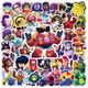 Набор наклеек стикеров Brawl Stars 50 штук наклейки из игры Бравл Старс - изображение 4