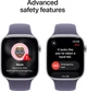 Smartwatch Apple Watch Series 11&nbsp;GPS + Cellular 42mm Silver Aluminium Case with Purple Fog Sport Band S/M (MF8H4) - obraz 6