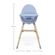 Стульчик для кормления 2 в 1 Kinderkraft Fini 2 Nordic Breeze (KHFINI02NOR0000) - изображение 7