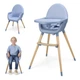 Стульчик для кормления 2 в 1 Kinderkraft Fini 2 Nordic Breeze (KHFINI02NOR0000) - изображение 9
