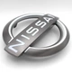 Эмблема логотип Nissan решётки радиатора (ABS, серый, матовый) 148*126 мм 62890 5LM0A - изображение 3