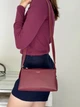 Жіноча сумка з екошкіри David Jones CM7815 - бордо - изображение 2