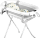 Wanienka dla dzieci Ricokids skladana ze stelazem termometrem i wkladka bialo-szara 85 x 45 x 21 cm (5903890629243) - obraz 3