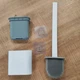 Туалетний йоржик із гнучкою силіконовою щіткою 10 х 4,5 х 36 см Білий (см1138101) - зображення 10