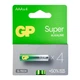 Батарейки GP SUPER ALKALINE 1.5V 24A21-SB4 Лужні LR03 AAA 4 шт. - зображення 2