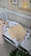 Кокон з крилами Chickabiddy, двосторонній зима-літо, бежевий бавовняний велюр + бавовна звірята на паропланах, позиціонер гніздечко для новонароджених, 90х52 см - зображення 8