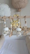 Напольный мобиль BABY GYM с игрушками, стойка Монтессори, тренажер для младенцев, Барашки - изображение 7