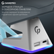 Миша GamePro Asgard Thor Wireless/Bluetooth/USB PixArt PAW3395 Sensor White (GM023W) - зображення 11
