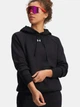 Худи на флисе женское Under Armour UA Rival Fleece Hoodie 1379500-001 XL Черное (196883854950) - изображение 1