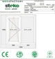 Окно Steko 1000х1000-мм 2-стекла/аргон,левое - изображение 2