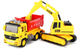 Ігровий набір Toi-Toys Самоскид з екскаватором зі світлом та звуком (8719904240697) - зображення 3