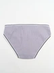 Трусики слипы в рубчик эластичные классические ISSA PLUS BL2-898 XXL серые (issa2007682653638) - изображение 2