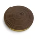 Уплотнитель для дверей клеящийся Е-образный HORST DS-E 9x4 BROWN 6 м коричневый - изображение 3