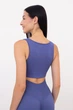 Бесшовный женский топ с эффектом push-up из микрофибры Giulia TOP SHAPE S/M Blue-marlin, Бесшовный топ - изображение 3