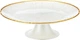 Patera na tort Home & Styling Collection na nóżce szklana biała 21 cm (8721037511292) - obraz 1