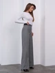 Брюки классические свободного кроя с высокой посадкой ISSA PLUS 15469 XL серые (issa2007682774012) - изображение 2