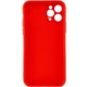 Силіконовий чохол Candy Full Camera для Apple iPhone 12 Pro (6.1") Красный / Red - изображение 2
