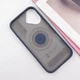 Чехол SGP PC+Leather with Magnetic Fit для Apple iPhone 16 (6.1") Blue - изображение 3