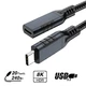 Кабель подовжувач Type-C male – Type-C female 20Гбіт/с 240Вт USB 3.2 прямий 0.5 м - изображение 2