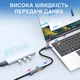Кабель подовжувач Type-C male – Type-C female 20Гбіт/с 240Вт USB 3.2 прямий 0.5 м - изображение 3