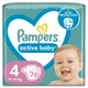 Підгузки Pampers Active Baby Maxi Розмір 4 (9-14 кг) 76 шт (8001090949615) - изображение 1