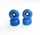 Колеса для фінгерборду Just Skate Premium 80D ABEC 7 Blue Swirl - зображення 1