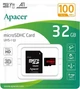 Карта пам'яті microSD 32Gb Apacer class 10 UHS-I U1 V10 A1 + SD adapter (AP32GMCSH10UB-R) - зображення 3